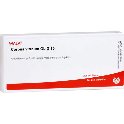 CORPUS VITREUM GL D 15 Ampullen, 10X1 ml, WALA Heilmittel GmbH