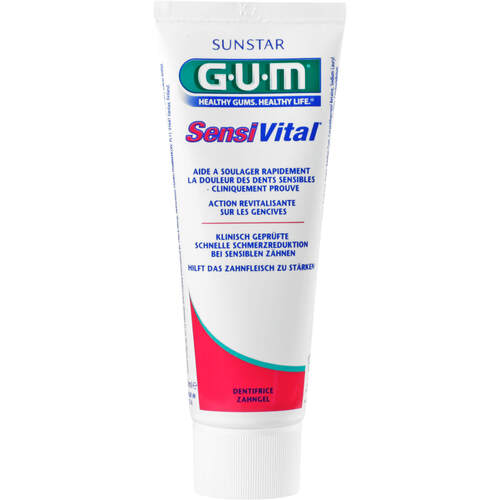 GUM SensiVital Zahngel, 75 ML, Sunstar Deutschland GmbH