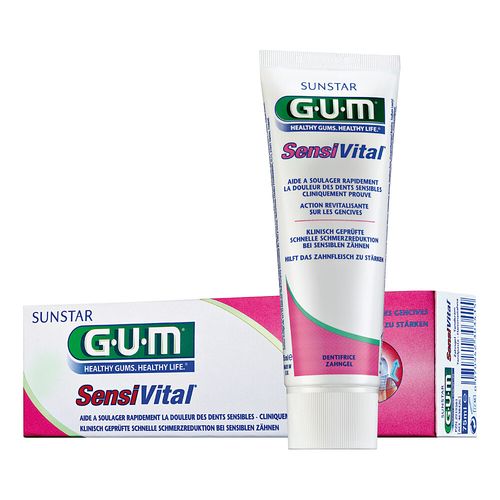 GUM SensiVital Zahngel, 75 ml, Sunstar Deutschland GmbH