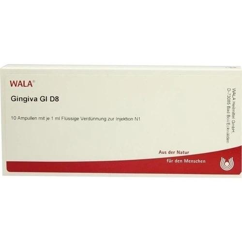 GINGIVA GL D 8 Ampullen, 10x1 ml, WALA Heilmittel GmbH