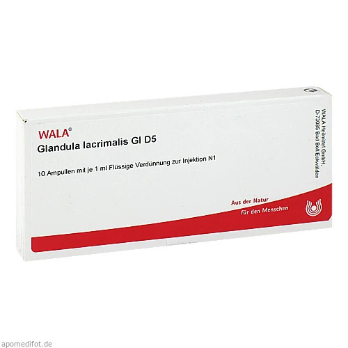 GLANDULA LACRIMALIS GL D 5, 10X1 ML, Wala Heilmittel GmbH