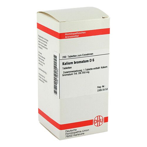 KALIUM BROMATUM D 6 Tabletten, 200 Stk., DHU-Arzneimittel GmbH & Co. KG