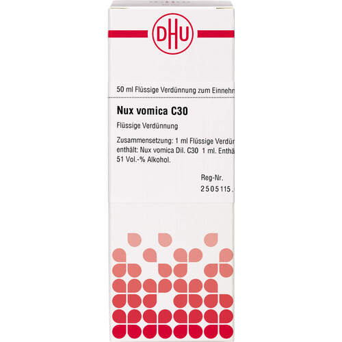 NUX VOMICA C 30 Dilution, 50 ml, DHU-Arzneimittel GmbH & Co. KG