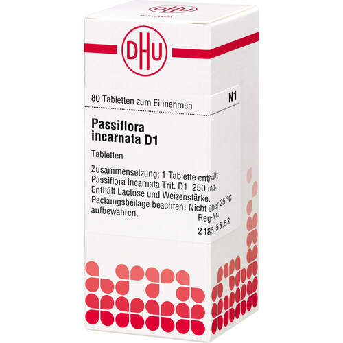 PASSIFLORA INCARNATA D 1 Tabletten, 80 Stk., DHU-Arzneimittel GmbH & Co. KG
