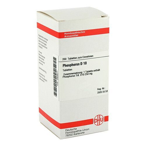 PHOSPHORUS D 10 Tabletten, 200 Stk., DHU-Arzneimittel GmbH & Co. KG