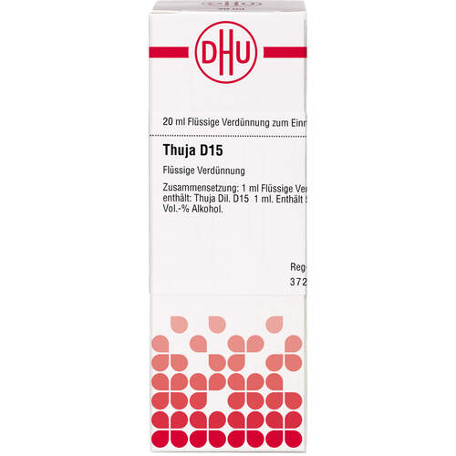 THUJA D 15 Dilution, 20 ml, DHU-Arzneimittel GmbH & Co. KG