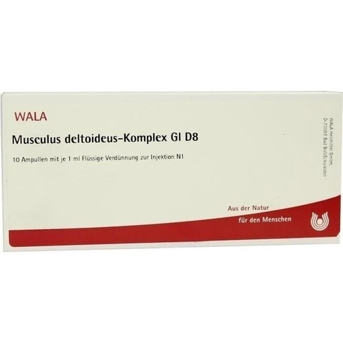 MUSCULUS DELTO-KOMP GL D 8, 10x1 ml, Wala Heilmittel GmbH