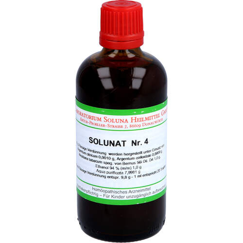 Solunat Nr. 4, 100 ML, Laboratorium Soluna Heilmittel GmbH