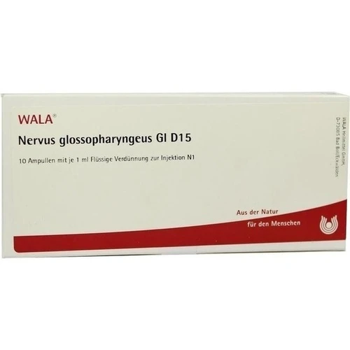NERVUS GLOSSOPHARYN GL D15, 10x1 ml, Wala Heilmittel GmbH