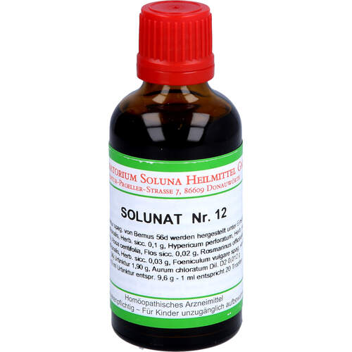 Solunat Nr. 12, 50 ml, Laboratorium Soluna Heilmittel GmbH