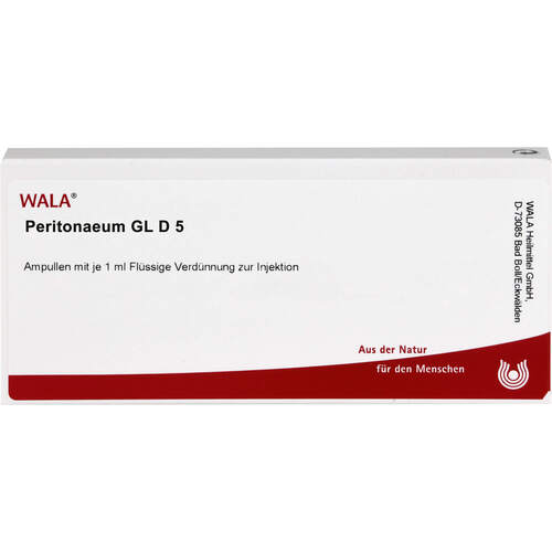 PERITONAEUM GL D 5, 10x1 ml, Wala Heilmittel GmbH