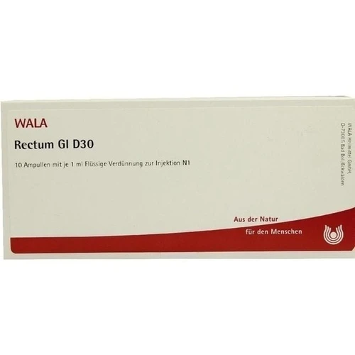 RECTUM GL D30, 10x1 ml, Wala Heilmittel GmbH