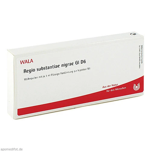 REGIO SUBSTA NIGRAE GL D 6, 10x1 ml, Wala Heilmittel GmbH