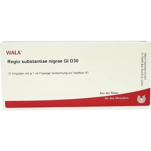 REGIO SUBSTA NIGRAE GL D30, 10x1 ml, Wala Heilmittel GmbH