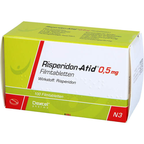 Risperidon Atid 0.5mg, 100 ST, Dexcel Pharma GmbH