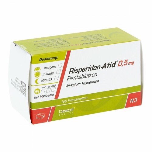 Risperidon Atid 0.5mg, 100 Stk., Dexcel Pharma GmbH