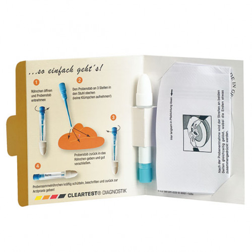 Humanofecal-Test Cleartest, 20 Stk., Diaprax GmbH