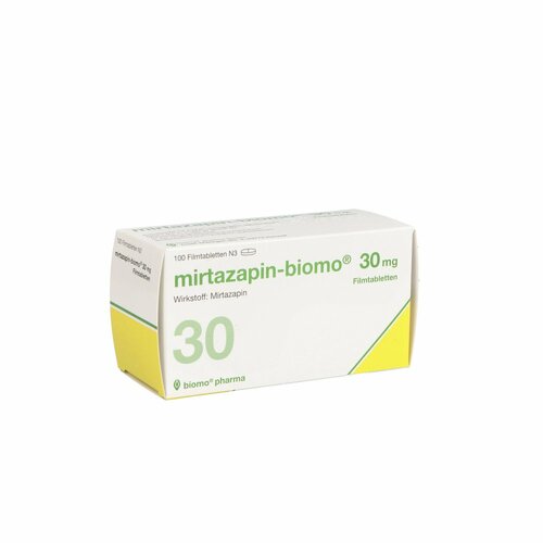 mirtazapin-biomo 30mg Filmtabletten, 100 Stk., Biomo Pharma GmbH
