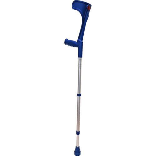 Unterarmstütze f. Erwachsene Leichtmetall blau, 2 Stk., Careliv Produkte Ohg
