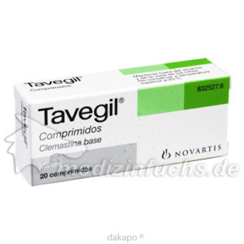 TAVEGIL, 20 ST, Beragena Arzneimittel GmbH TAVEGIL, 20 ST, Beragena Arzneimittel GmbH
