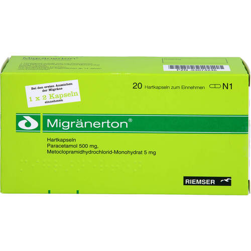 MIGRAENERTON, 20 Stk., Esteve Pharmaceuticals GmbH