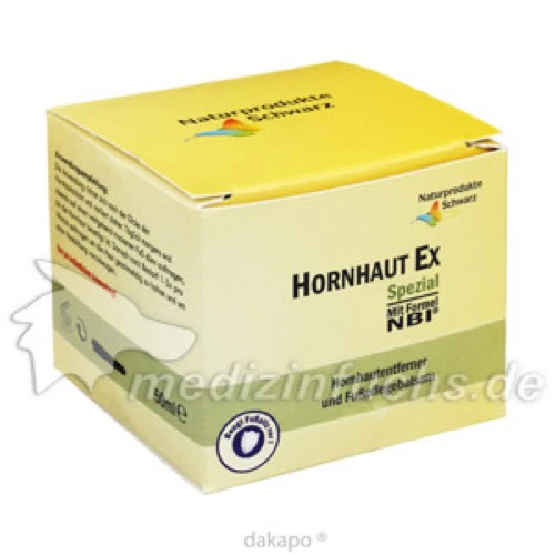 Hornhaut Ex Balsam, 50 ml, Naturprodukte Schwarz