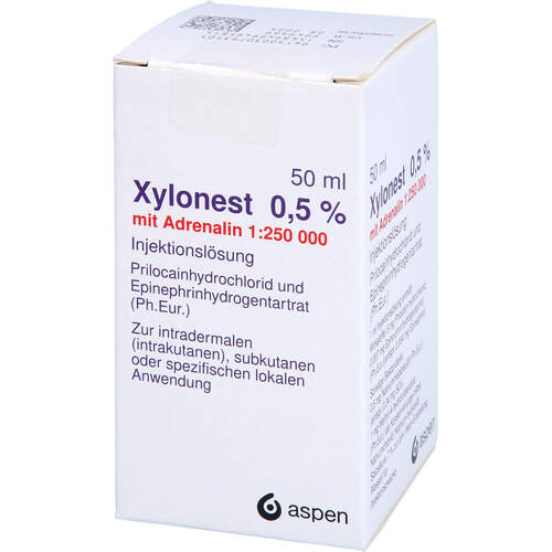 XYLONEST 0.5% M ADRENALIN, 50 ml, Aspen Germany GmbH