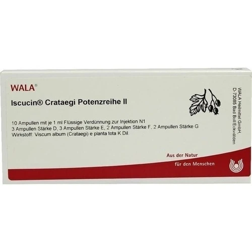 ISCUCIN CRATAEGI PR II, 10x1 ml, Wala Heilmittel GmbH