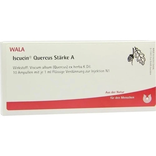 ISCUCIN QUERCUS STAERKE A, 10x1 ml, Wala Heilmittel GmbH