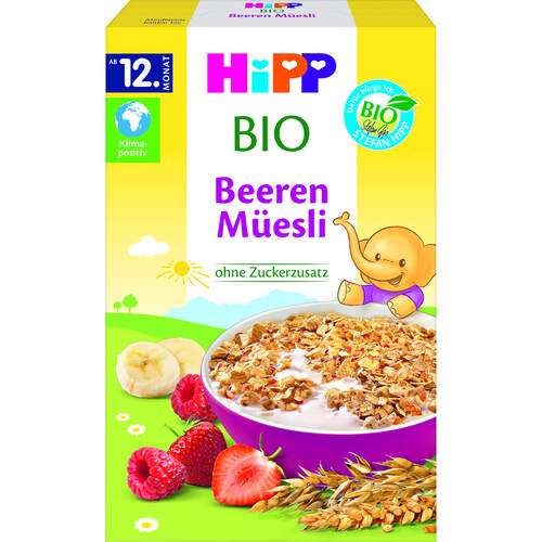 HiPP M&uuml;sli Kinder Beeren-M&uuml;sli, 200 g, Hipp GmbH & Co.Vertrieb KG