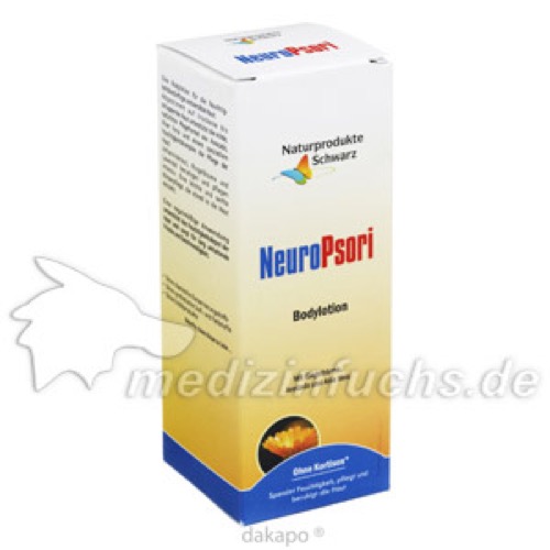 NEUROPSORI Bodylotion, 150 ml, Naturprodukte Schwarz