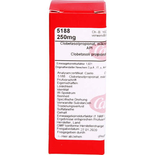 CLOBETASOL Propionat mikronisiert, 0,25 g, Caesar & Loretz GmbH