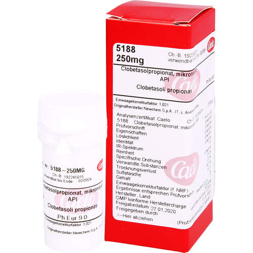 CLOBETASOL Propionat mikronisiert, 0,25 g, Caesar & Loretz GmbH