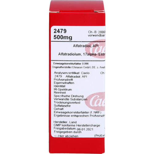 ESTRADIOL 17-ALPHA, 0,5 g, Caesar & Loretz GmbH