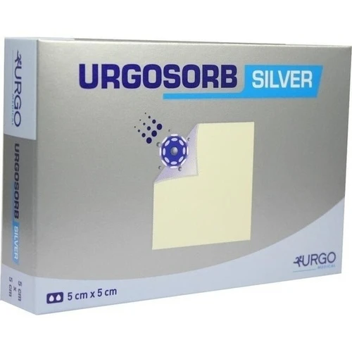 Urgosorb Silver 5x5cm, 10 Stk., Urgo GmbH