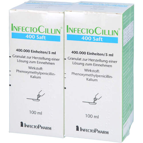 INFECTOCILLIN 400 Saft, 2X100 ML, Infectopharm Arzn.U.Consilium GmbH