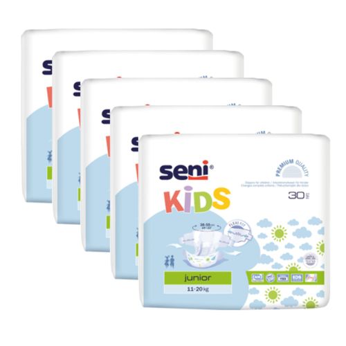SENI KIDS JUNIOR 12-25KG, 5x30 Stk., Tzmo Deutschland GmbH