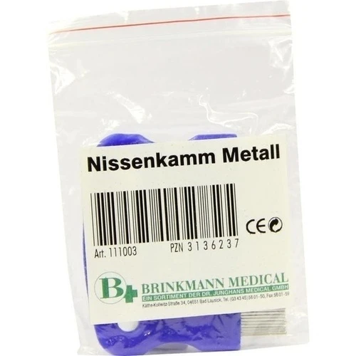 Nissenkamm Metall, 1 Stk., Brinkmann Medical Ein Unternehmen der Dr. Junghans Medical GmbH
