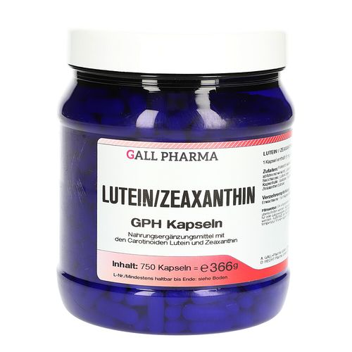 Lutein/Zeaxanthin GPH Kapseln, 750 Stk., Hecht-Pharma GmbH