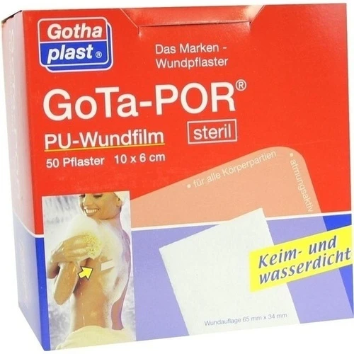 GoTa-POR PU Wundfilm 10x6cm steril, 50 Stk., Gothaplast GmbH
