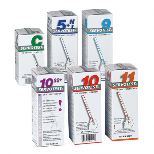 Urin Teststreifen Servotest 11 Parameter, 100 Stk., Diaprax GmbH