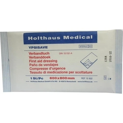 VERBANDTUCH YPSISAVE 60x80, 1 Stk., Holthaus Medical GmbH & Co. KG