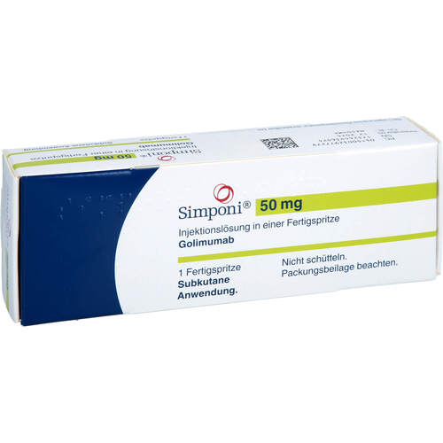 Simponi 50mg Injektionslösung in einer Fertigsprit, 1 ST, MSD Sharp & Dohme GmbH