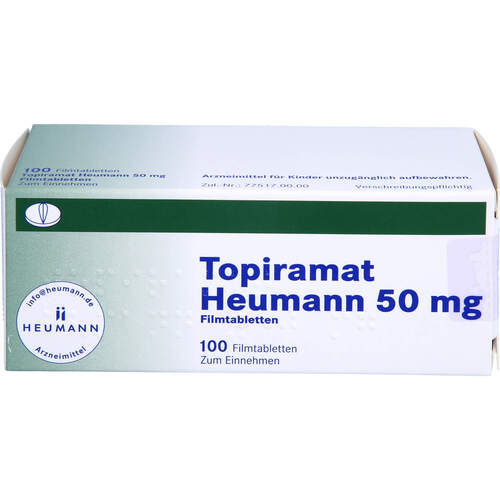 Topiramat Heumann 50mg Filmtabletten, 100 Stk., Heumann Pharma GmbH & Co. Generica KG