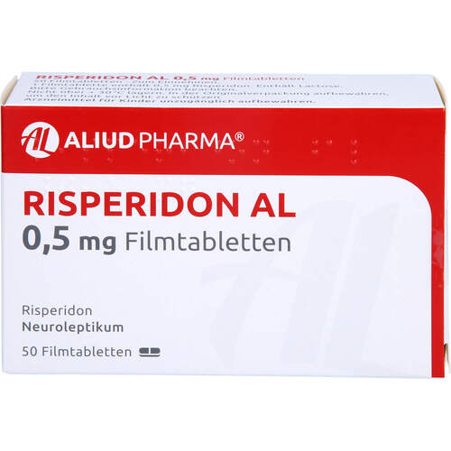 Risperidon AL 0.5mg Filmtabletten, 50 Stk., Aliud Pharma GmbH
