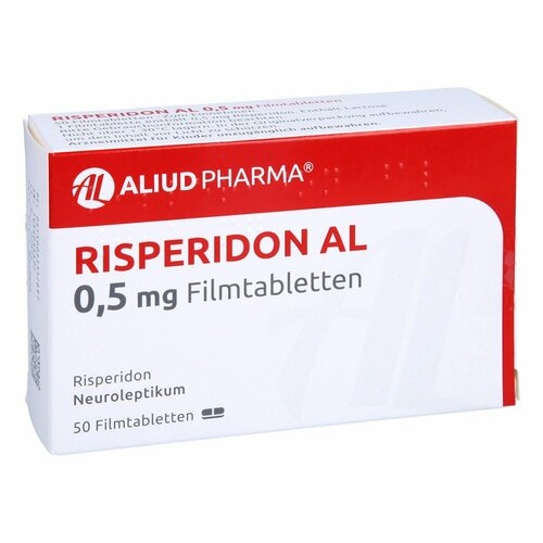 Risperidon AL 0.5mg Filmtabletten, 50 Stk., Aliud Pharma GmbH