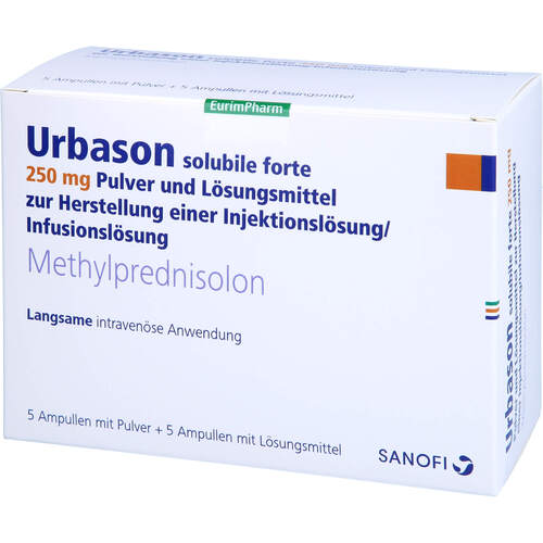 URBASON SOLUBILE FORTE 250mg, 5 Stk., Eurimpharm Arzneimittel GmbH URBASON SOLUBILE FORTE 250mg, 5 Stk., Eurimpharm Arzneimittel GmbH