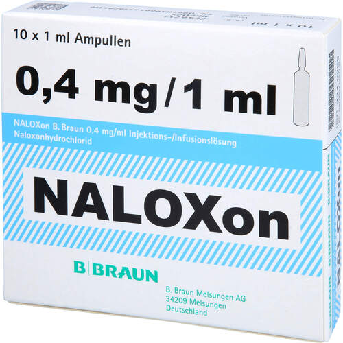 Naloxon B.Braun 0.4mg/ml, 10x1 ml, B. Braun Melsungen AG