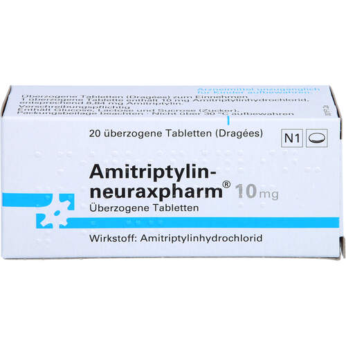 AMITRIPTYLIN-neuraxpharm 10mg, 20 Stk., neuraxpharm Arzneimittel GmbH