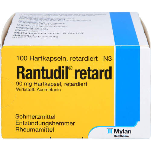 RANTUDIL RETARD, 100 Stk., Viatris Healthcare GmbH